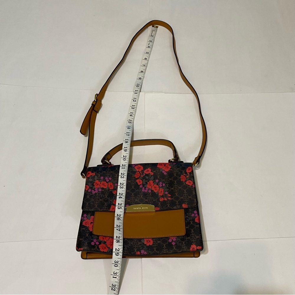 Nanette Lepore Floral Brown Handbag - Picture 9 of 16